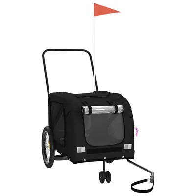 vidaXL Remorque de vélo pour chien Oxford