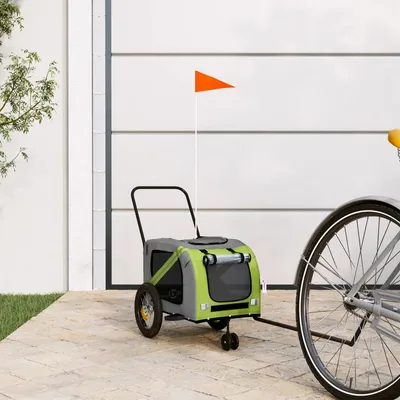 vidaXL Remorque de vélo pour chien Oxford