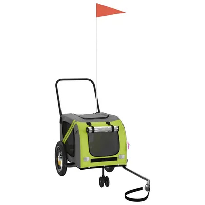 vidaXL remorque de vélo pour animaux de compagnie Fer