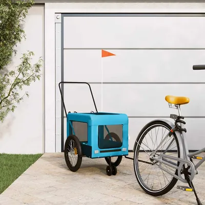 vidaXL Remorque de vélo pour chien Oxford