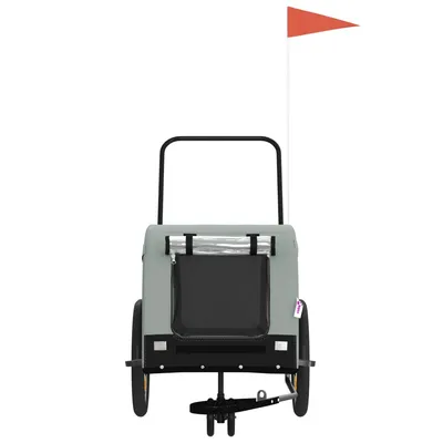 vidaXL remorque de vélo pour animaux de compagnie Fer vidaXL remorque de vélo pour animaux de compagnie Fer