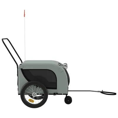 vidaXL remorque de vélo pour animaux de compagnie Fer vidaXL remorque de vélo pour animaux de compagnie Fer