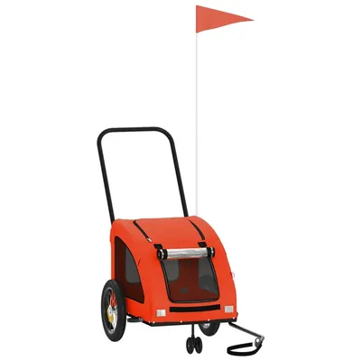 vidaXL Remorque de vélo pour chien Oxford