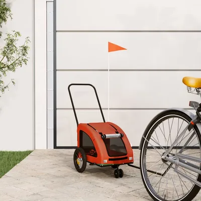 vidaXL Remorque de vélo pour chien Oxford