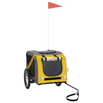 vidaXL remorque de vélo pour animaux de compagnie Fer