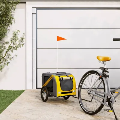 vidaXL Remorque de vélo pour chien Oxford