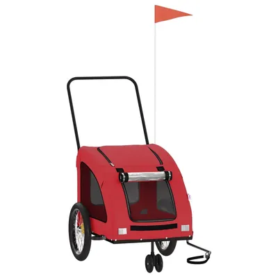 vidaXL Remorque de vélo pour chien Oxford