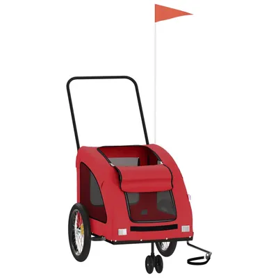 vidaXL Remorque de vélo pour chien Oxford