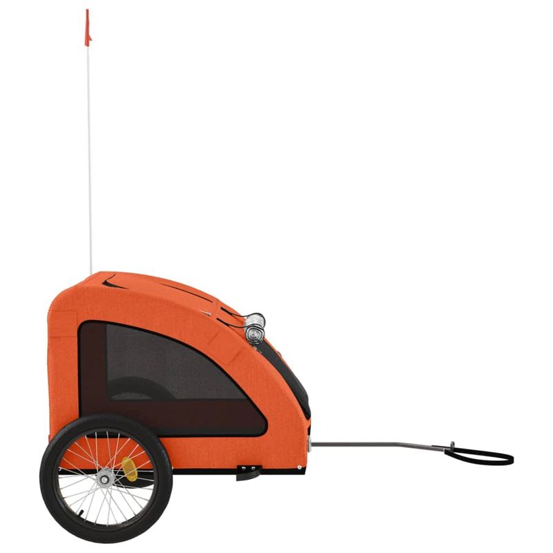 vidaXL remorque de vélo pour animaux de compagnie