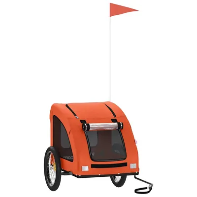 vidaXL remorque de vélo pour animaux de compagnie Fer vidaXL remorque de vélo pour animaux de compagnie Fer