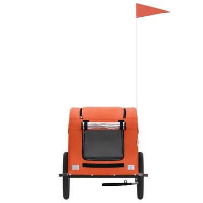 vidaXL remorque de vélo pour animaux de compagnie Fer