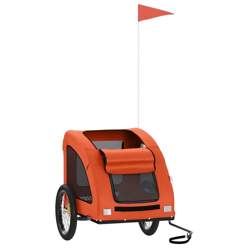 vidaXL remorque de vélo pour animaux de compagnie