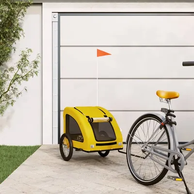 vidaXL remorque de vélo pour animaux de compagnie Fer vidaXL remorque de vélo pour animaux de compagnie Fer