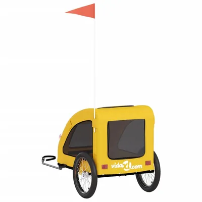 vidaXL remorque de vélo pour animaux de compagnie Fer vidaXL remorque de vélo pour animaux de compagnie Fer