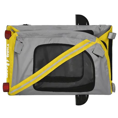 vidaXL remorque de vélo pour animaux de compagnie Fer vidaXL remorque de vélo pour animaux de compagnie Fer