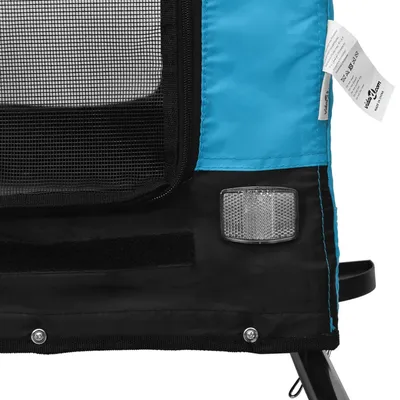 vidaXL remorque de vélo pour animaux de compagnie Fer vidaXL remorque de vélo pour animaux de compagnie Fer