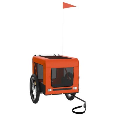 vidaXL remorque de vélo pour animaux de compagnie Fer