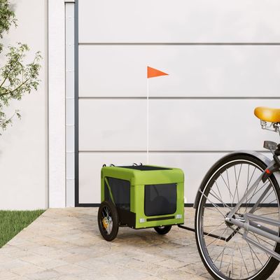 vidaXL remorque de vélo pour animaux de compagnie Fer