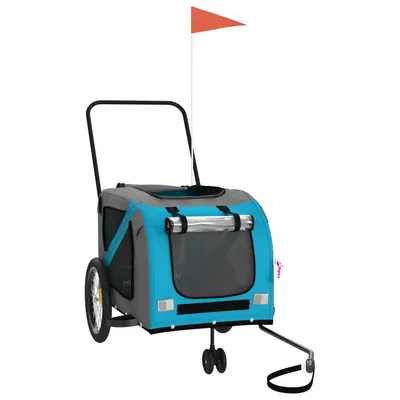 vidaXL Remorque de vélo pour chien Oxford