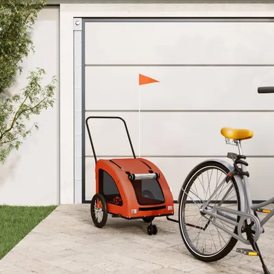 vidaXL Remorque de vélo pour chien Oxford