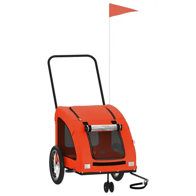 vidaXL Remorque de vélo pour chien Oxford