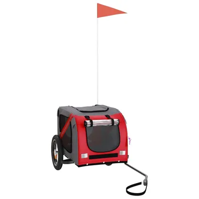 vidaXL remorque de vélo pour animaux de compagnie Fer