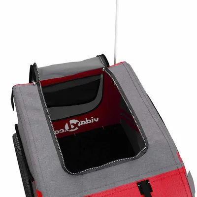 vidaXL remorque de vélo pour animaux de compagnie Fer