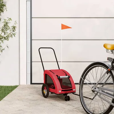 vidaXL Remorque de vélo pour chien Oxford