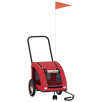 vidaXL Remorque de vélo pour chien Oxford
