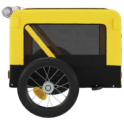 vidaXL remorque de vélo pour animaux de compagnie Fer