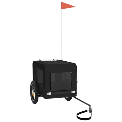 vidaXL remorque de vélo pour animaux de compagnie Fer