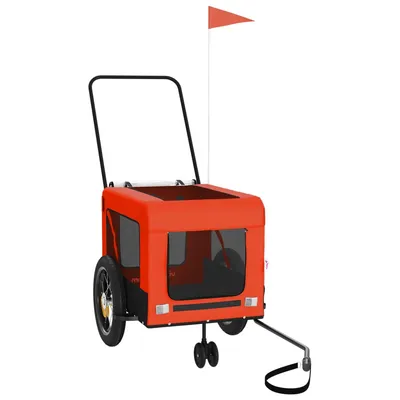 vidaXL Remorque de vélo pour chien Oxford