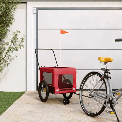vidaXL Remorque de vélo pour chien Oxford