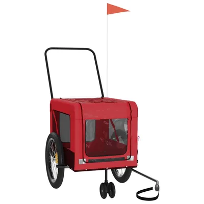 vidaXL Remorque de vélo pour chien Oxford