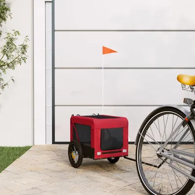 vidaXL remorque de vélo pour animaux de compagnie Fer vidaXL remorque de vélo pour animaux de compagnie Fer