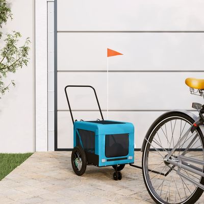 vidaXL remorque de vélo pour animaux de compagnie Fer