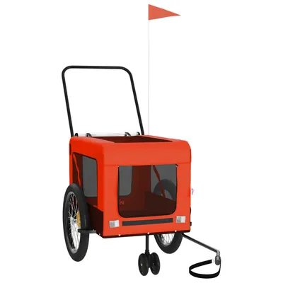 vidaXL Remorque de vélo pour chien Oxford