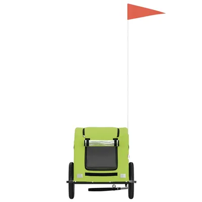 vidaXL remorque de vélo pour animaux de compagnie Fer