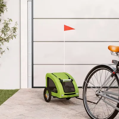 vidaXL remorque de vélo pour animaux de compagnie Fer