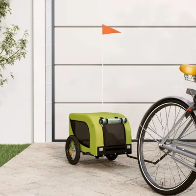 vidaXL remorque de vélo pour animaux de compagnie Fer vidaXL remorque de vélo pour animaux de compagnie Fer