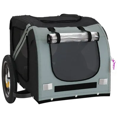 vidaXL remorque de vélo pour animaux de compagnie Fer vidaXL remorque de vélo pour animaux de compagnie Fer