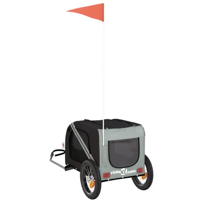 vidaXL remorque de vélo pour animaux de compagnie Fer vidaXL remorque de vélo pour animaux de compagnie Fer