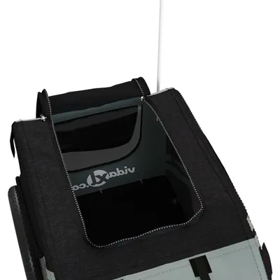 vidaXL remorque de vélo pour animaux de compagnie Fer vidaXL remorque de vélo pour animaux de compagnie Fer