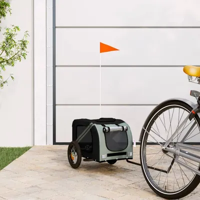 vidaXL remorque de vélo pour animaux de compagnie Fer vidaXL remorque de vélo pour animaux de compagnie Fer