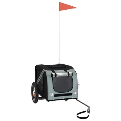 vidaXL remorque de vélo pour animaux de compagnie Fer