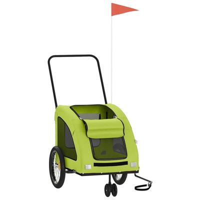 vidaXL remorque de vélo pour animaux de compagnie Fer
