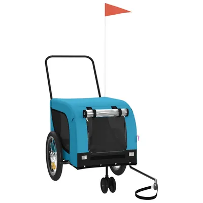 vidaXL remorque de vélo pour animaux de compagnie Fer vidaXL remorque de vélo pour animaux de compagnie Fer
