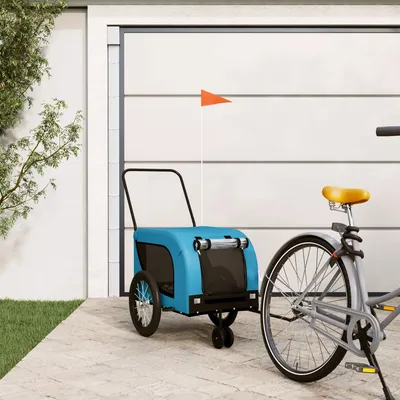 vidaXL Remorque de vélo pour chien Oxford
