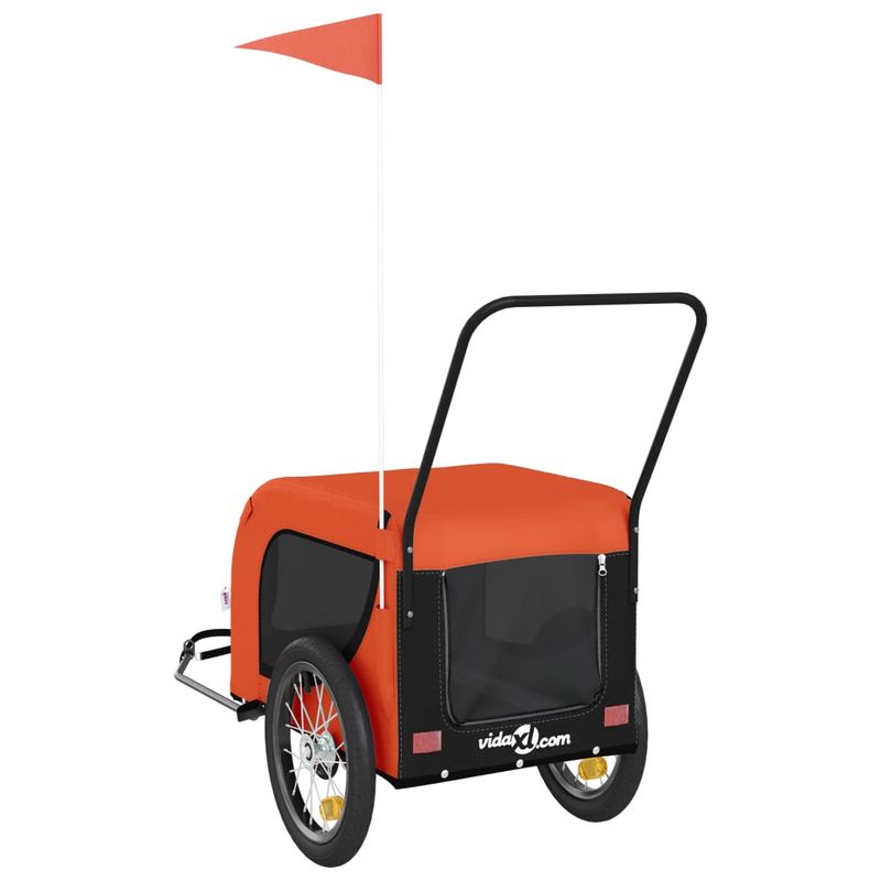 vidaXL remorque de vélo pour animaux de compagnie