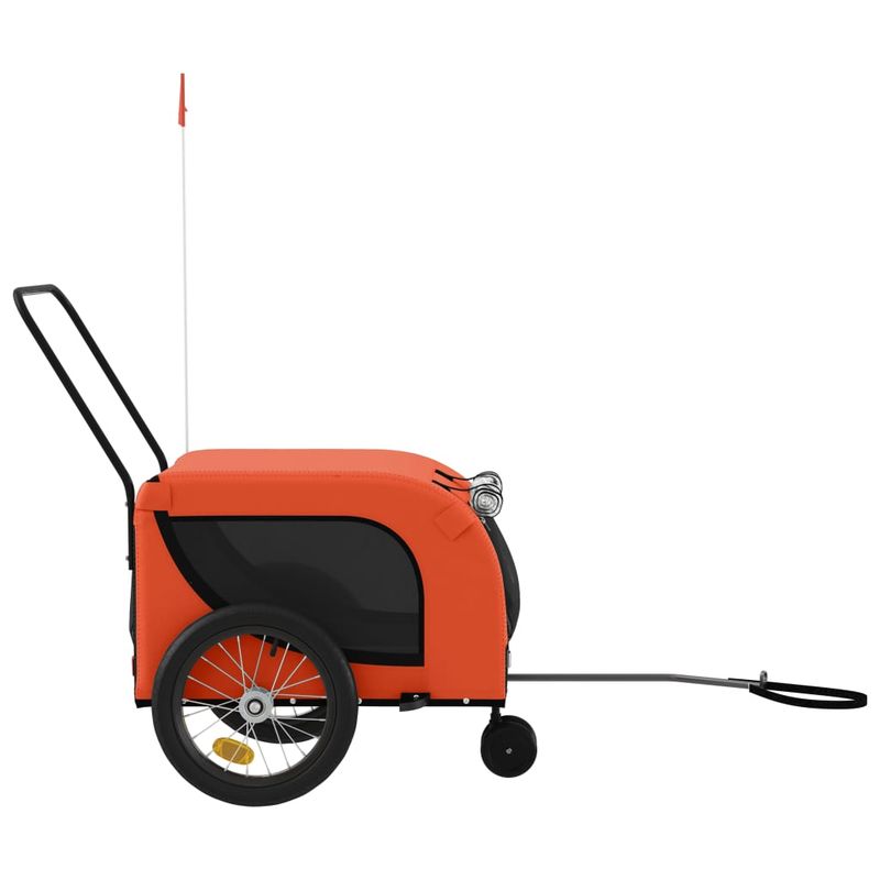 vidaXL remorque de vélo pour animaux de compagnie